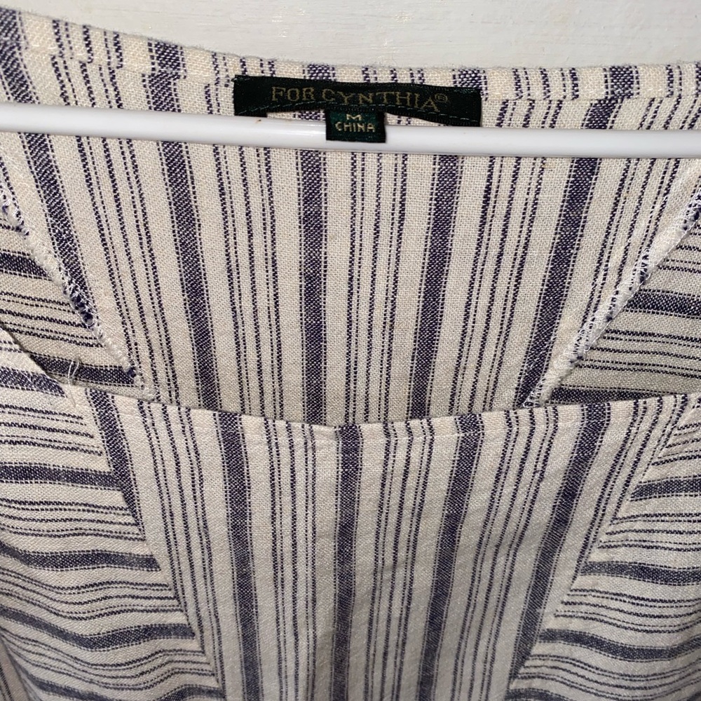 Striped Patterned Blouse - image 3